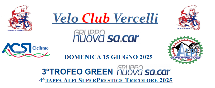 6° prova Alpi Superprestige Tricolore - 15 Giugno Vercelli 2025