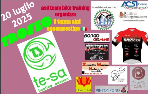 8° Prova Alpi Superprestige Tricolore -  Domenica 20 Luglio Borgomanero ( La Colma)