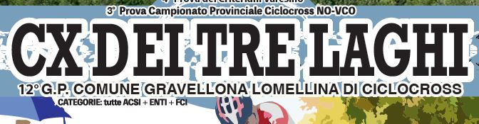 CICLOCROSS - Gravellona Lomellina Domenica 22 Ottobre 4° Prova Criterium Varesino