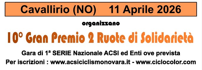 Strada - Domenica 11 Aprile 2026 - Cavallirio