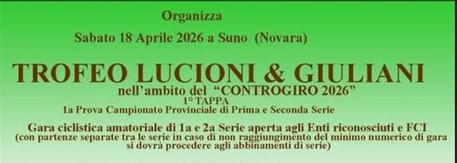 Strada - Sabato 18 Aprile 2026 - Baraggia di Suno - 1° Prova Controgiro