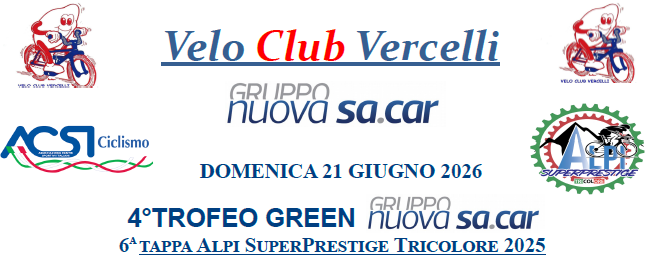 6° Alpi Superprestige Tricolore - Vercelli 21 Giugno 2026