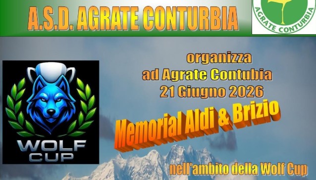 WOLF CUP - Domenica 21 Giugno - 5° Prova Agrate 2026